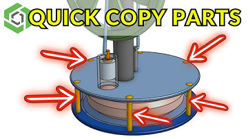 Toolbox Hardware using REPLICATE in an Onshape Assembly