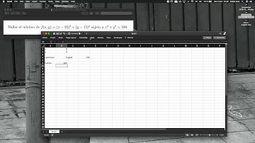 Optimización con Solver/Excel