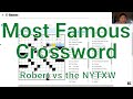 The most famous NYT Crossword of all time?  ||  Election Day 1996