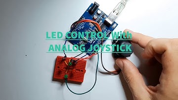 Arduino LED Control With Analog Joystick - Tutorial