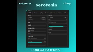 Serotonin External showcase (cheap, undetected, feature rich)
