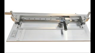 Celebrity Sample grooving machine for cardboard, thin paper, MDF board Profile
