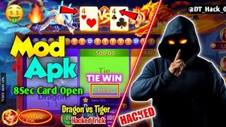 Dragon vs Tiger 8sec Card Open Hack Kaise Banaye| Dragon vs Tiger Hack Mod screenshot 1