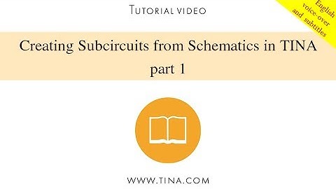 Creating Subcircuits from Schematics, part 1