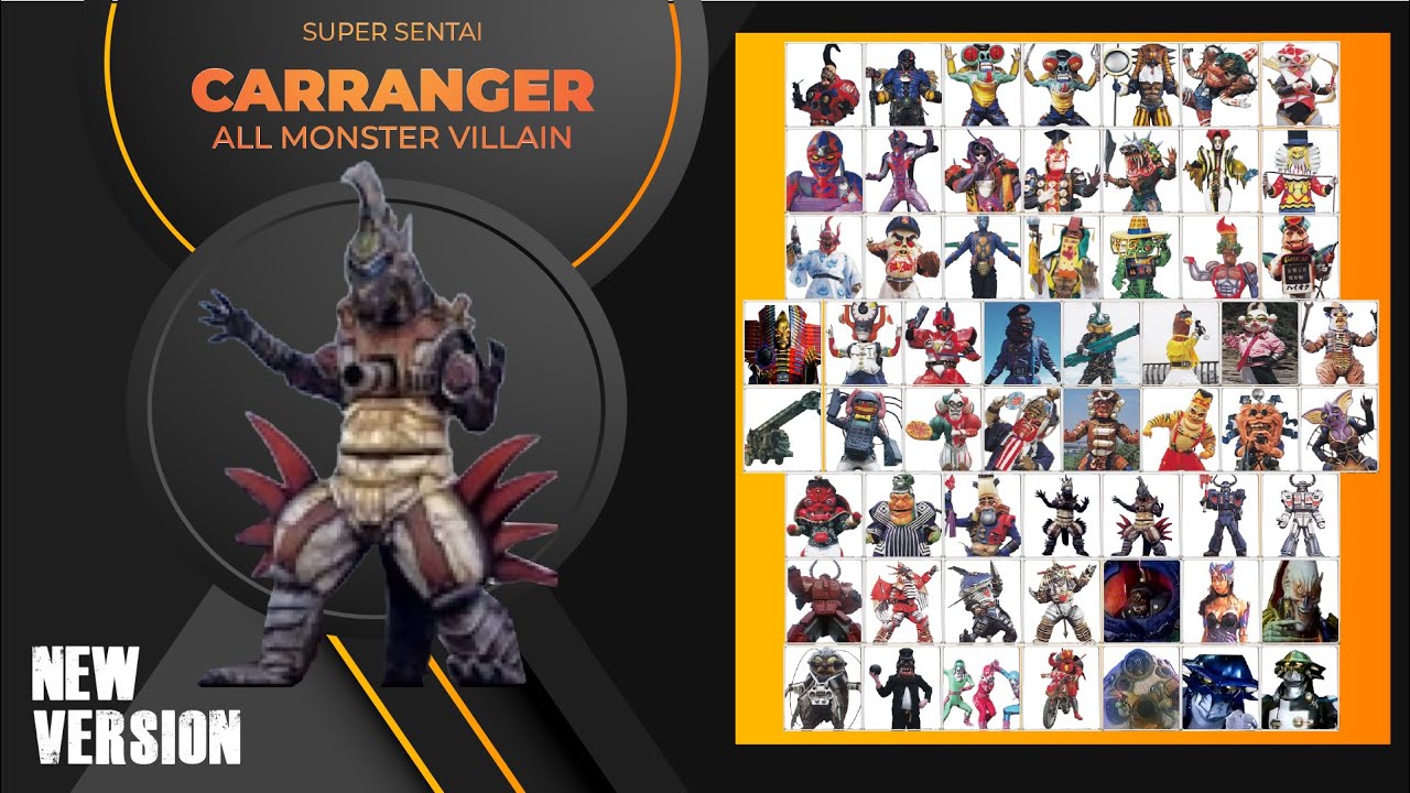 Carrangers All Monster Villain