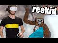 Teaching reekid to be pro in gorilla tag vr oculus quest 2
