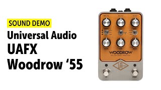 Universal Audio UAFX Woodrow '55 - Sound Demo (no talking)