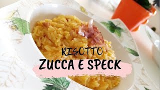 #risotto #zucca #zuccaespeck RISOTTO ZUCCA E SPECK