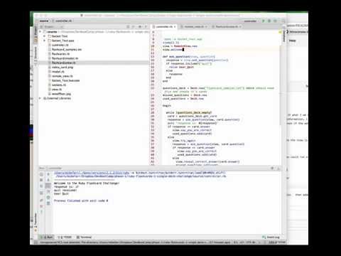 flashcards beginning ruby application