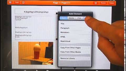 Using Creative book Builder for a Science Demonstration Book