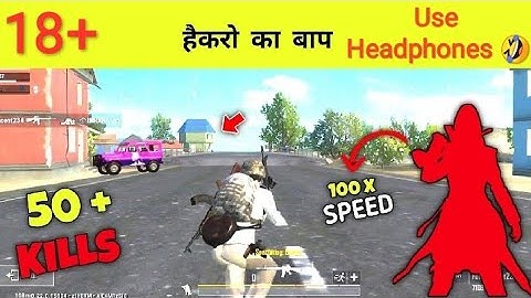 Pubg Mobile Lite - Hacker Team In my Match 🤬 | 100X speed Hacker {Use Headphones}🎧