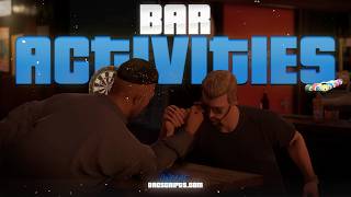 DRC Bar Activities | Darts, Billiards & Arm Wrestling for FiveM [QB], [QBOX], [ESX]