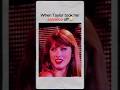 When Taylor Took Her Earpiece Off 😭 #TaylorSwift #CelebrityMoments #shorts