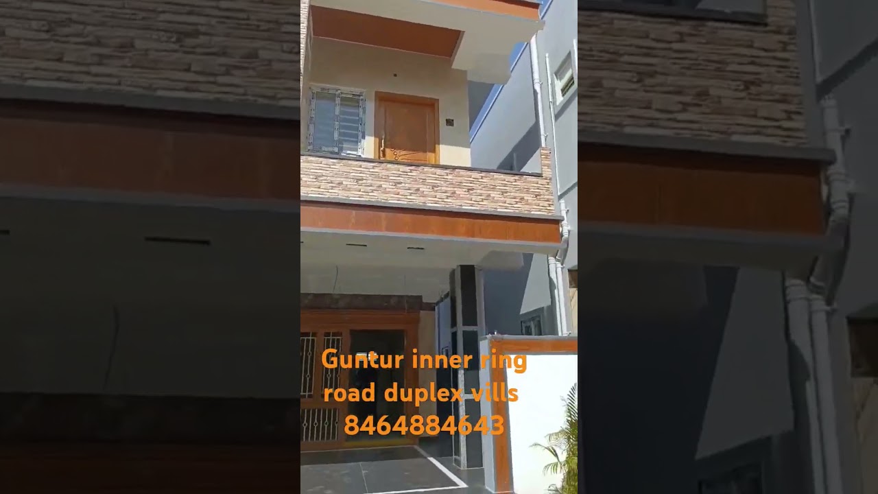 Guntur inner ring duplex luxury villas ready to move prime location 