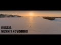 Russian winter landscapes: Nizhniy Novgorod, 4K 2160p