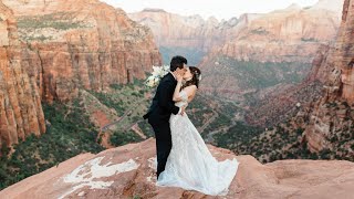 The Way They Look at Each Other | Zion National Park Wedding Teaser