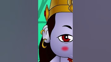 Thumbnail of Maa kali is here, Wishing Happy #navratri aigiri nandini song #mahakali Whatsapp status #animation