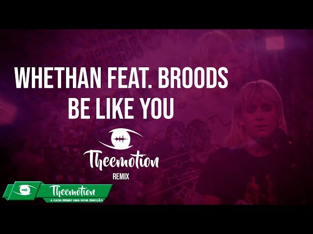 Whethan feat. Broods - Be Like You (Theemotion Remix) #DanceComercial2018 class=