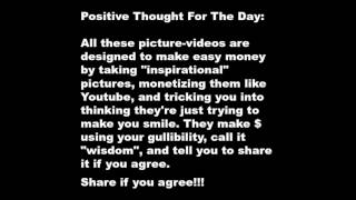 Positive Thought For The Day (Picture Video Advertising) by MeteoXavier 40 views 6 years ago 31 seconds