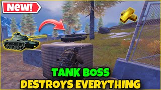 Metro Royale New Tank Boss Destroying All Buildings in Arctic Base / PUBG METRO ROYALE CHAPTER 18