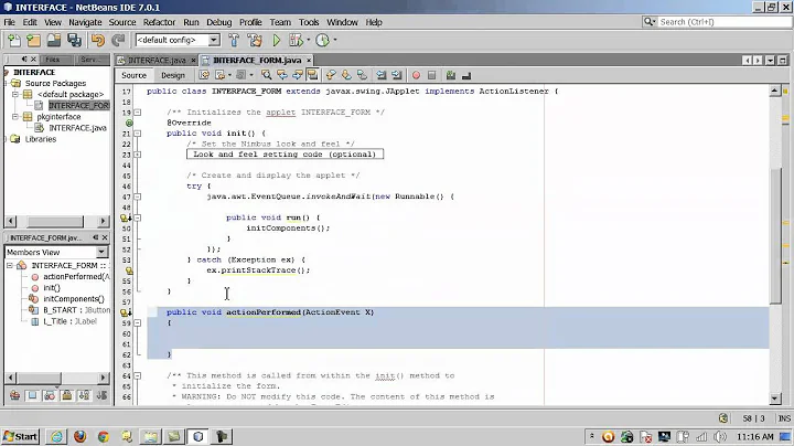 Java Interfaces - Part 1 of 2 - Using NetBeans and "Design View"