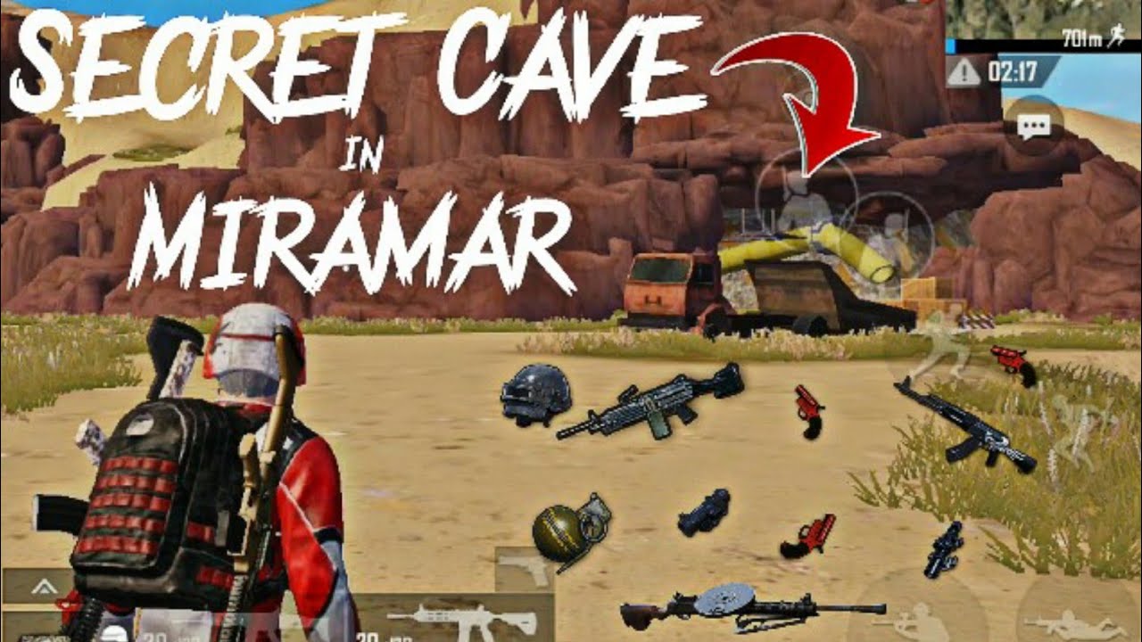 Secret Air Drop Loot Cave In Miramar Pubg Mobile Secret Location