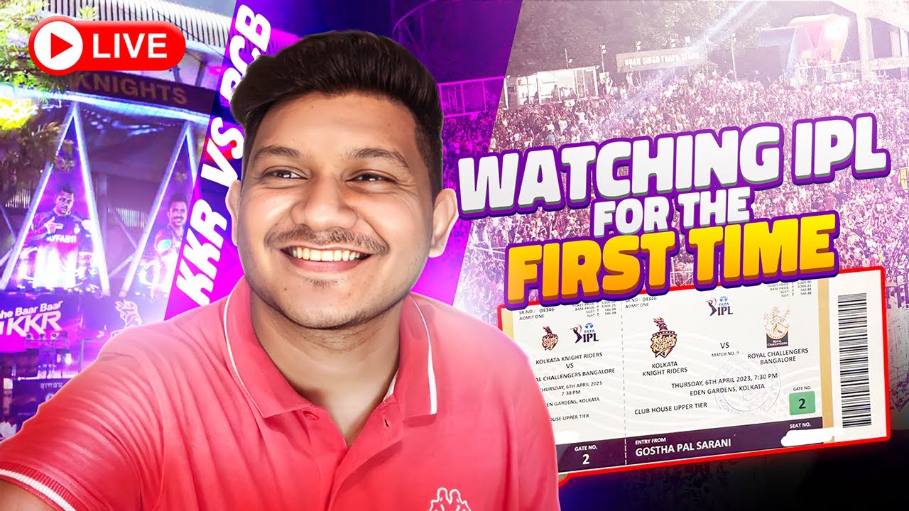 প্রথমবারের মত IPL দেখা | Watching IPL For the 1st Time | KKR Vs RCB | IPL 2023
