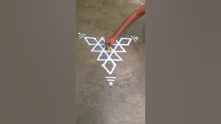 Very easy kolam/small and simple kolam #shorts #kolam #rangoli #muggulu #easyrangoli #viralvideo