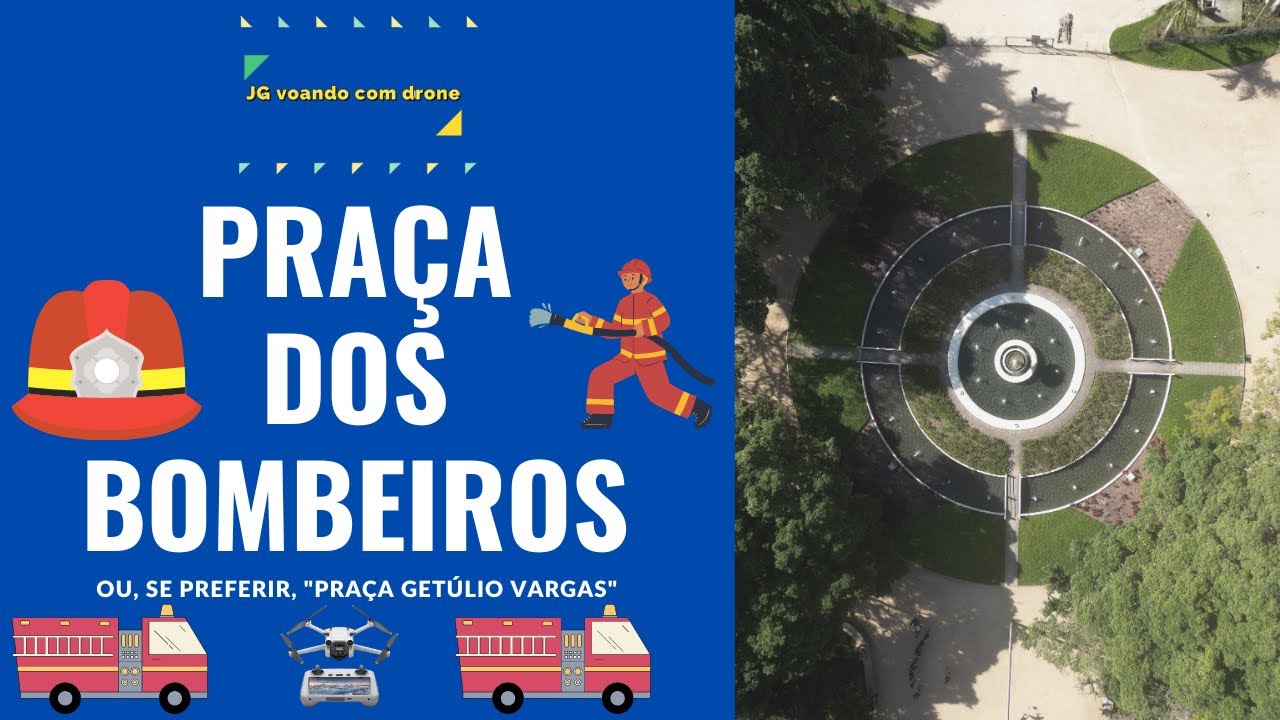 PRAÇA DOS BOMBEIROS, no coração de Florianópolis - muito mais história ...