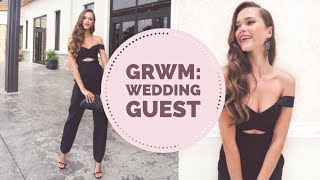Get Ready With Me | Wedding guest | Hair, Makeup, Outfit