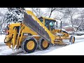 4K Amazing Snow Removal (Ahuntsic-Cartierville Borough in Montreal, Québec, Canada)