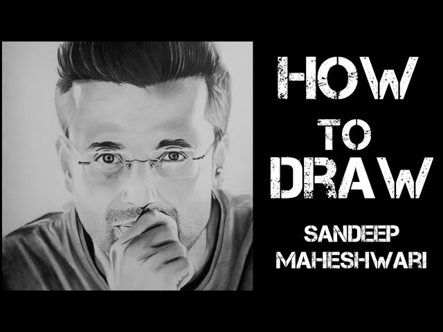 Sandeep Maheshwari Drawing Sandeepmaheshwari Sketch in 2023  Youtube  videos Drawings Youtube