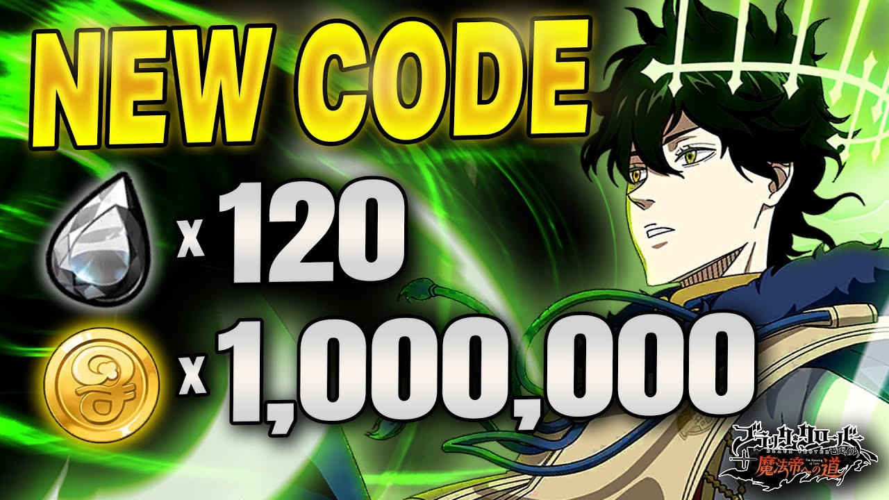 USE MY NEW CODE THAT BLACK CLOVER MOBILE GAVE ME! PLUS 6 MORE WORLD MATCH CODES!