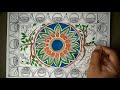 Madhubani painting  mithila painting  easy madhubani for beginners  by naga art studio