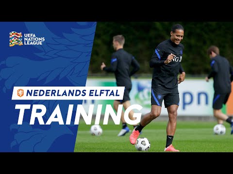 Training Nederlands elftal