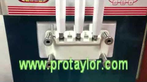 T333 series soft ice cream machine operation video