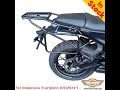 Husqvarna Svartpilen 401 pannier rack, luggage rack system for bags or aluminum cases