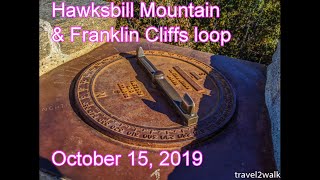 Hawksbill Mountain & Franklin Cliffs loop, Shenandoah National Park - Oct 15, 2019