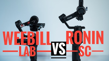 DJI Ronin SC vs Zhiyun Weebill Lab Comparison and Initial Review