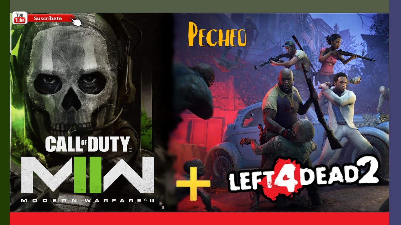 Dead Two Cod 🟢 LEFT 4 DEAD 2 | COD WARZONE MIX | Pecheandola FUERTE!!! | jugando con ...