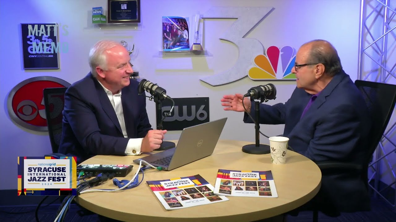 Syracuse Jazz Fest 2024 Matt Mulcahy conversation with founder Frank Malfitano.