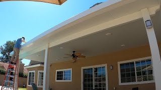 How to Demo and Build an Insulated Elitewood Patio Cover with Fan and Lights by Everyday Patio 36,094 views 3 years ago 7 minutes, 37 seconds