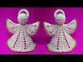 ПРЕЛЕСТНЫЙ АНГЕЛ крючком на Рождество   How to crochet christmas angel