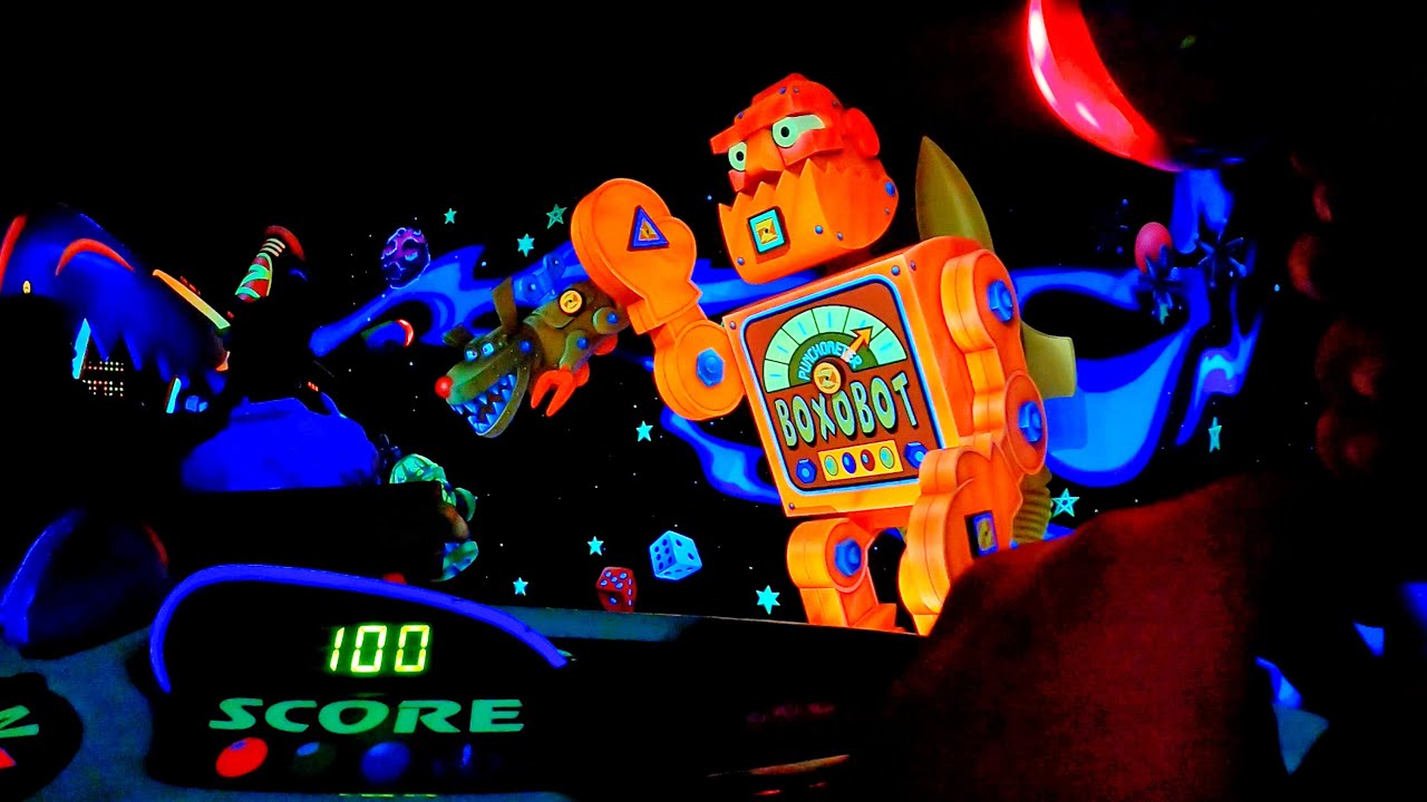 Buzz Lightyear Astro Blasters (Onride) Video Disneyland Anaheim