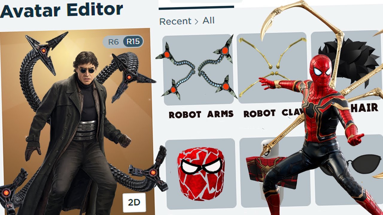 Roblox Spider man no way home avatar 