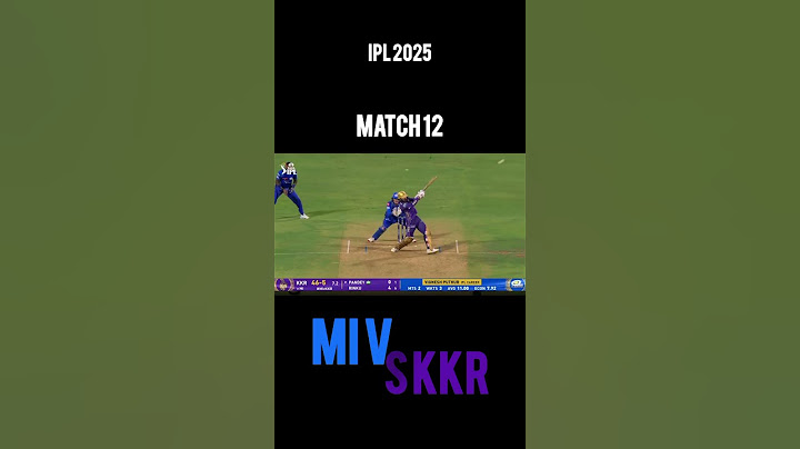Match 12: MI vs KKR #cricketedits #mumbaiindians #kolkataknightriders #mumbai #kolkata #cricket