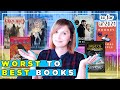 The BEST And WORST Books I've Read So Far This Year (RANKED)