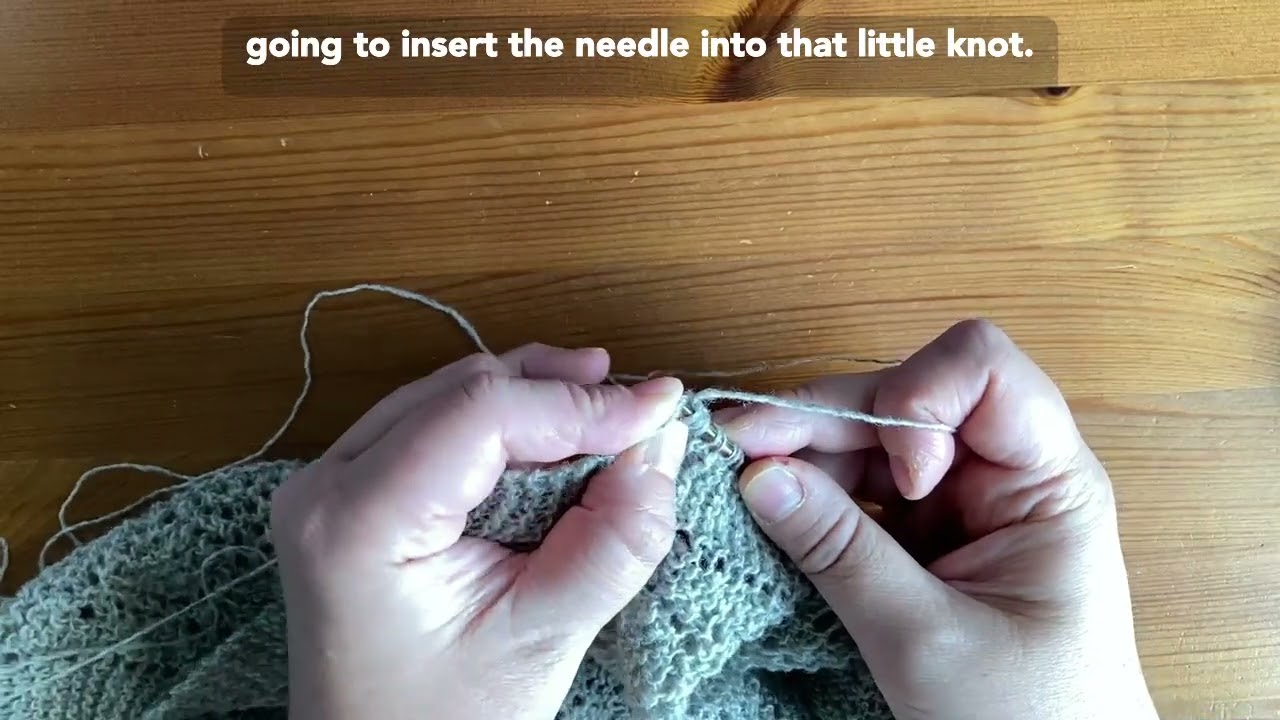 Marianne Half Hap Shawl Border Pick Up