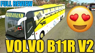 Volvo B11R V2 Bus Mod BUSSID | BUSSID Volvo B11R V2 Mod | Bus Simulator Indonesia
