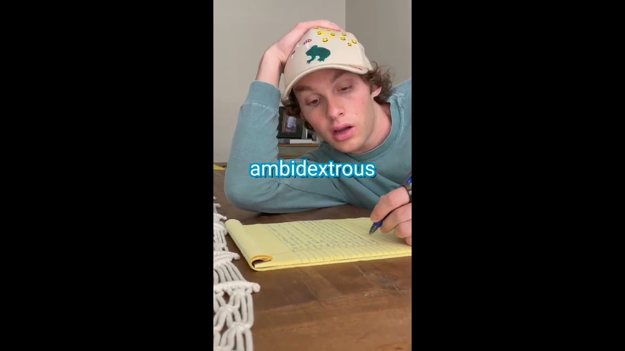 Learning To Write With Non Dominant Hand